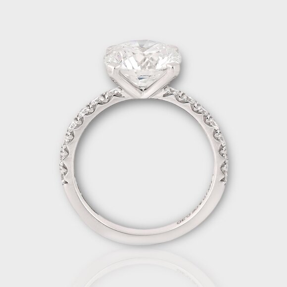3 Carat Lab Grown Diamond Ring - Picture 6 of 7